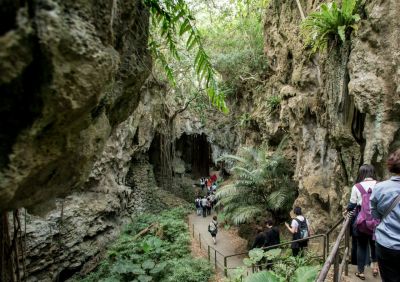 ガンガラーの谷　ガイドツアー