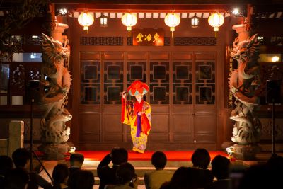 福州園　琉球舞踊演舞