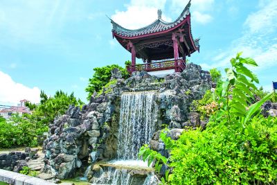 福州園　冶山・冶亭