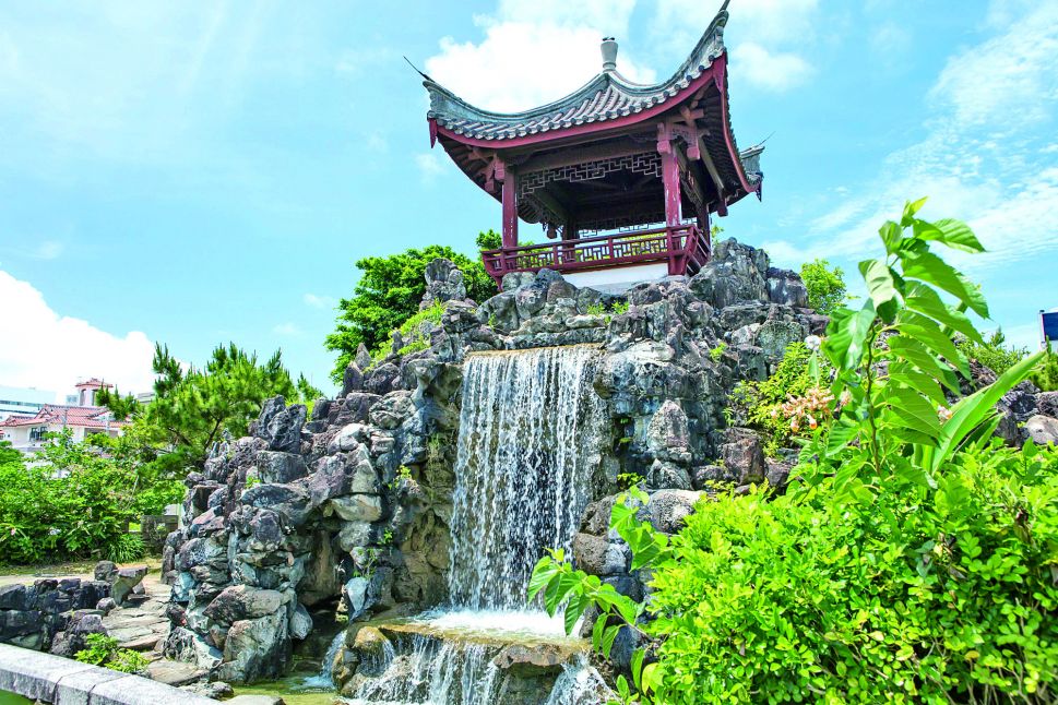 福州園　冶山・冶亭