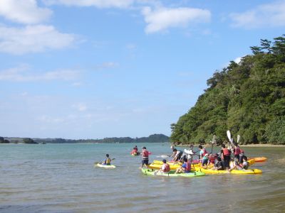 がじゅまる自然学校　羽地内海シーカヤック1