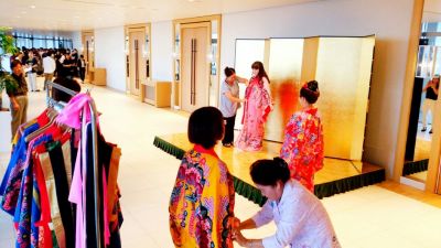 流装一番屋　着付け様子6