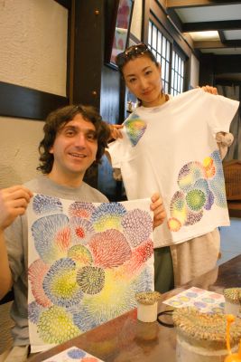 首里琉染　サンゴ染め体験3