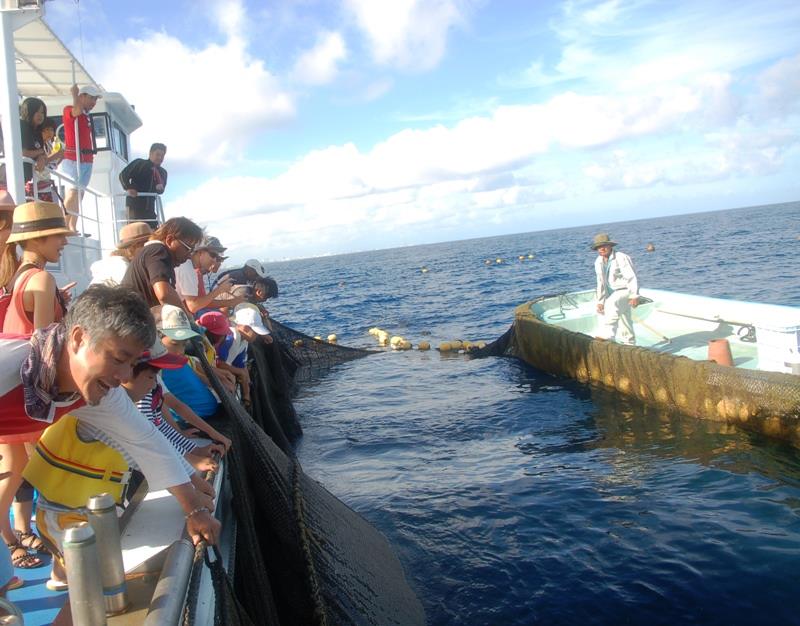 読谷村漁業協同組合「定置網漁体験」