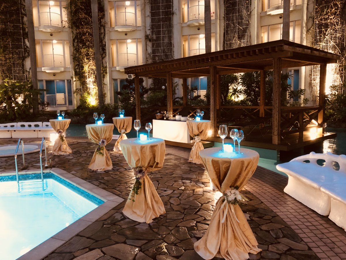 かりゆしホテルズ　ロケーションパーティー（ラグーンパティオスタイル）