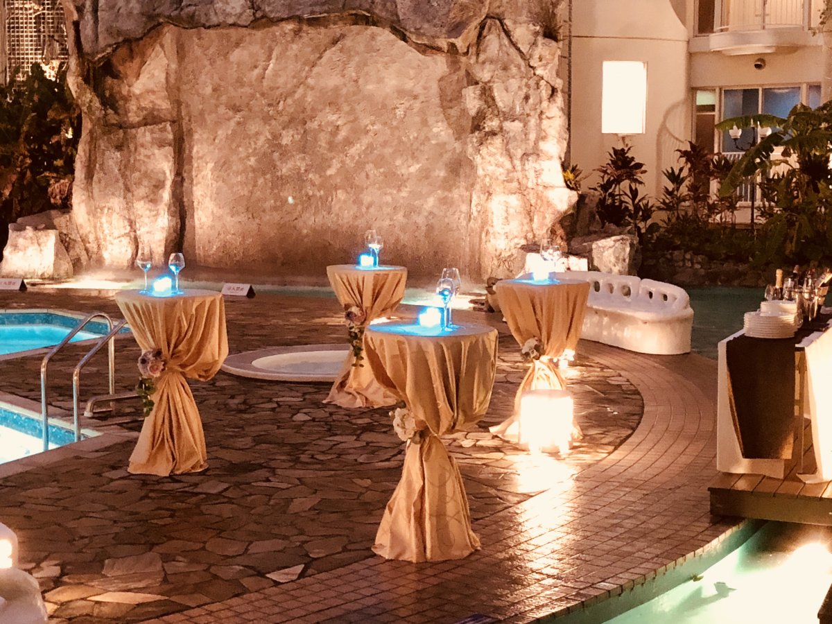 かりゆしホテルズ　ロケーションパーティー（ラグーンパティオスタイル）