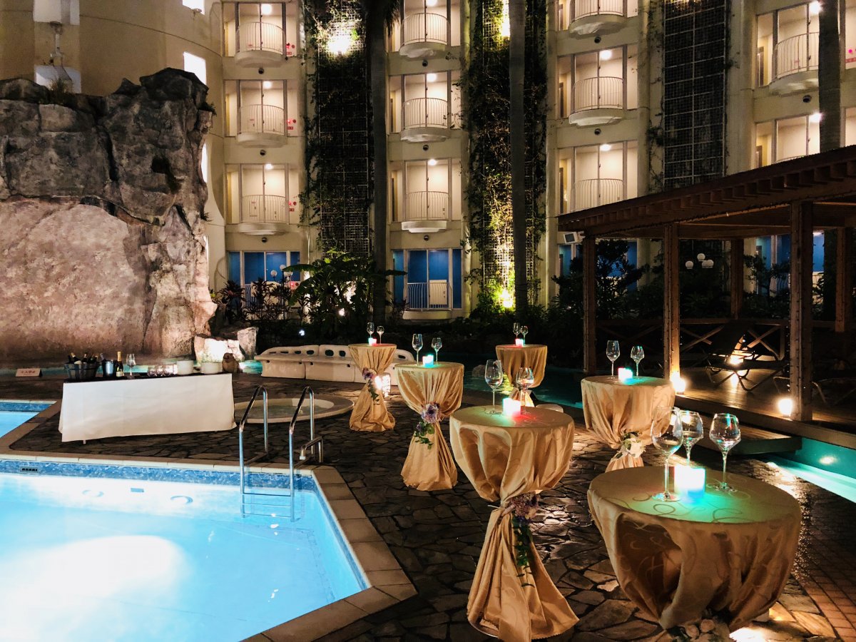 かりゆしホテルズ　ロケーションパーティー（ラグーンパティオスタイル）