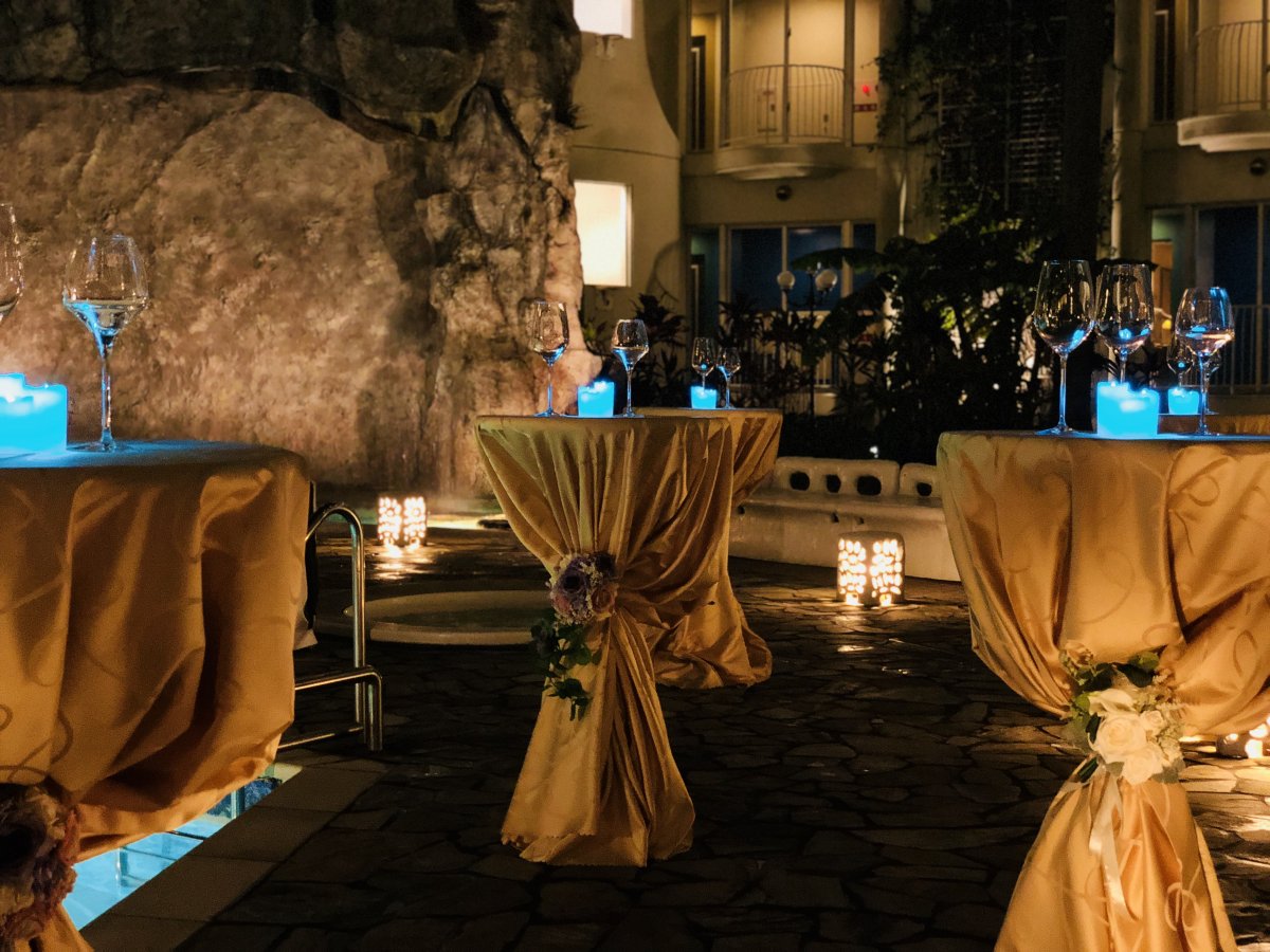 かりゆしホテルズ　ロケーションパーティー（ラグーンパティオスタイル）