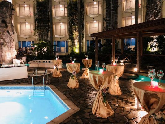 かりゆしホテルズ　ロケーションパーティー（ラグーンパティオスタイル）