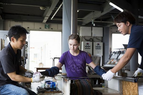 琉球ガラス工房　海風
