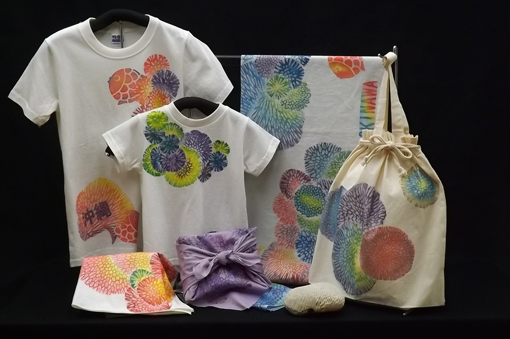 サンゴ染め体験