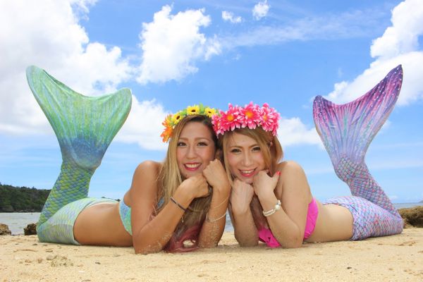 フォトフレーム付きマーメイド体験