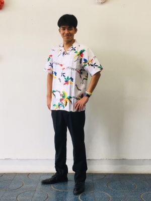 レンタルかりゆしウエア（トロピカル柄）