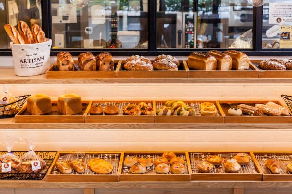 併設のベーカリーショップ