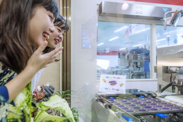 紅いもタルト工場見学