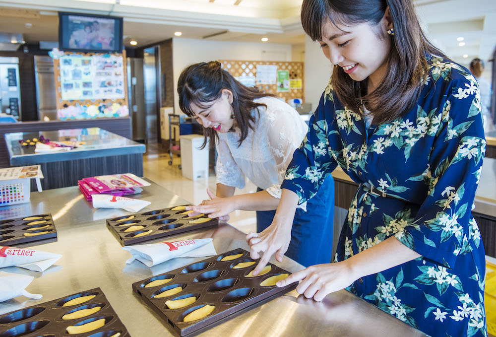 紅いもタルト手作り体験