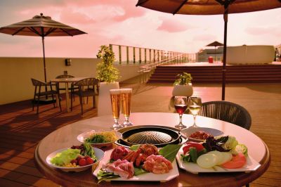 ノボテル沖縄那覇　BBQテラス