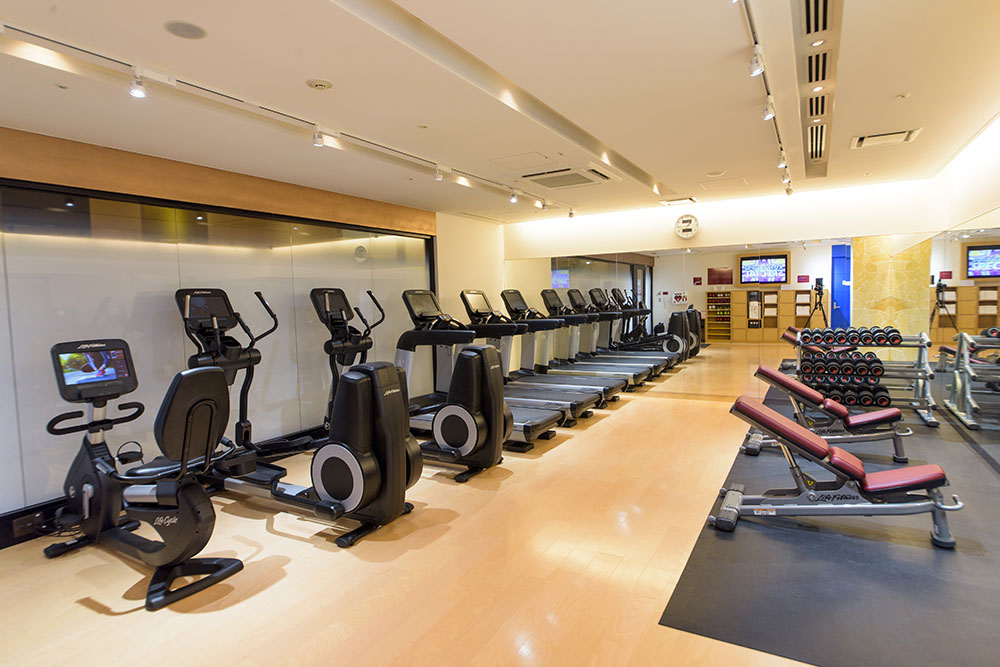 可24小时使用的Fitness room
